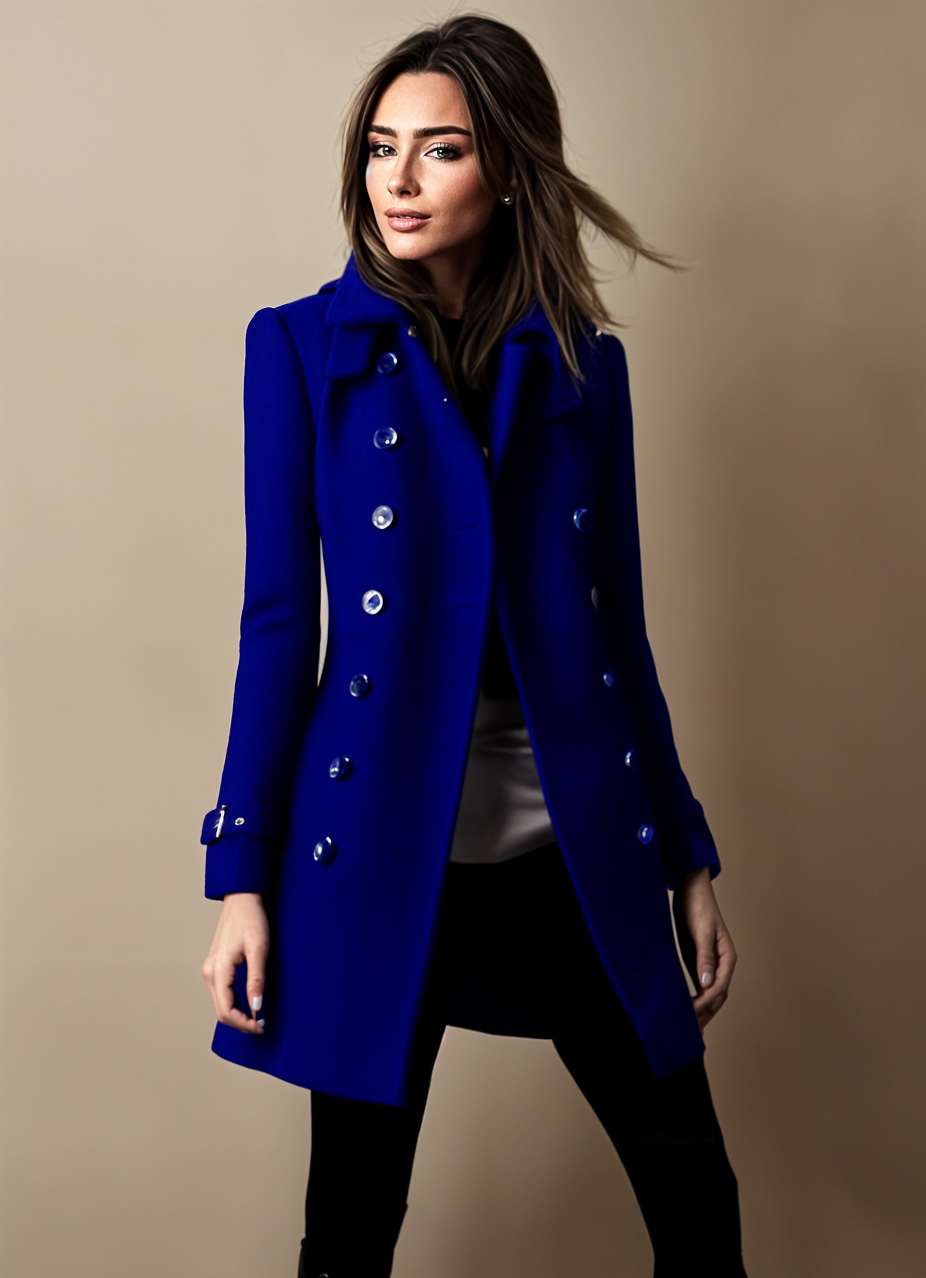 Manteau trench double boutonnage Linda®