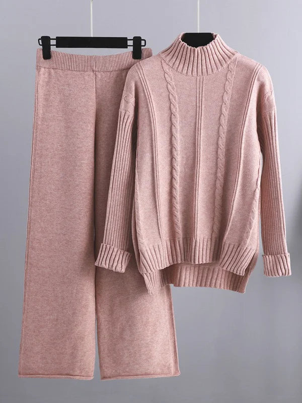 Le Clair™ | Ensemble deux pièces Lounge en tricot torsadé