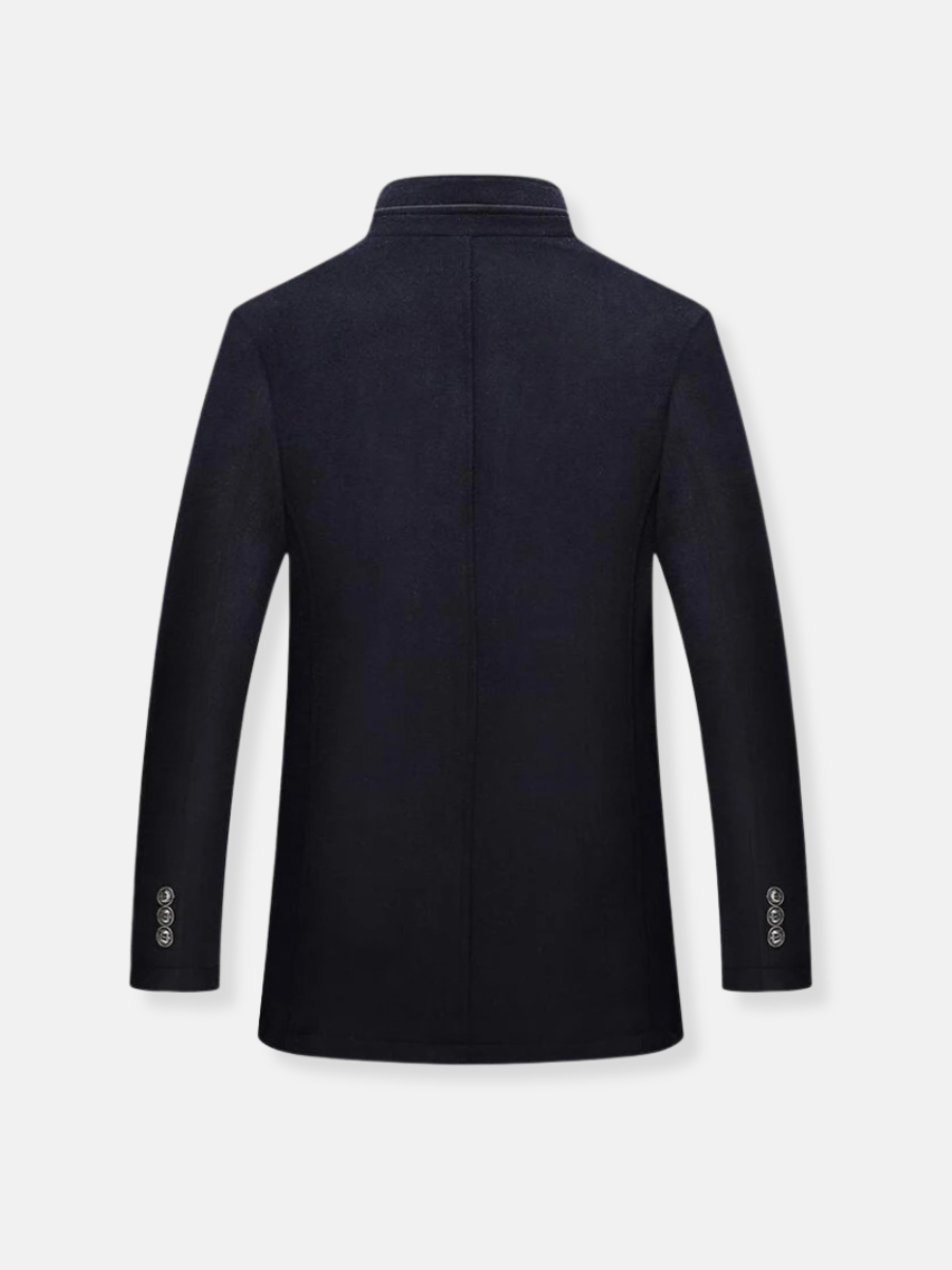 Trench-coat en laine pour hommes