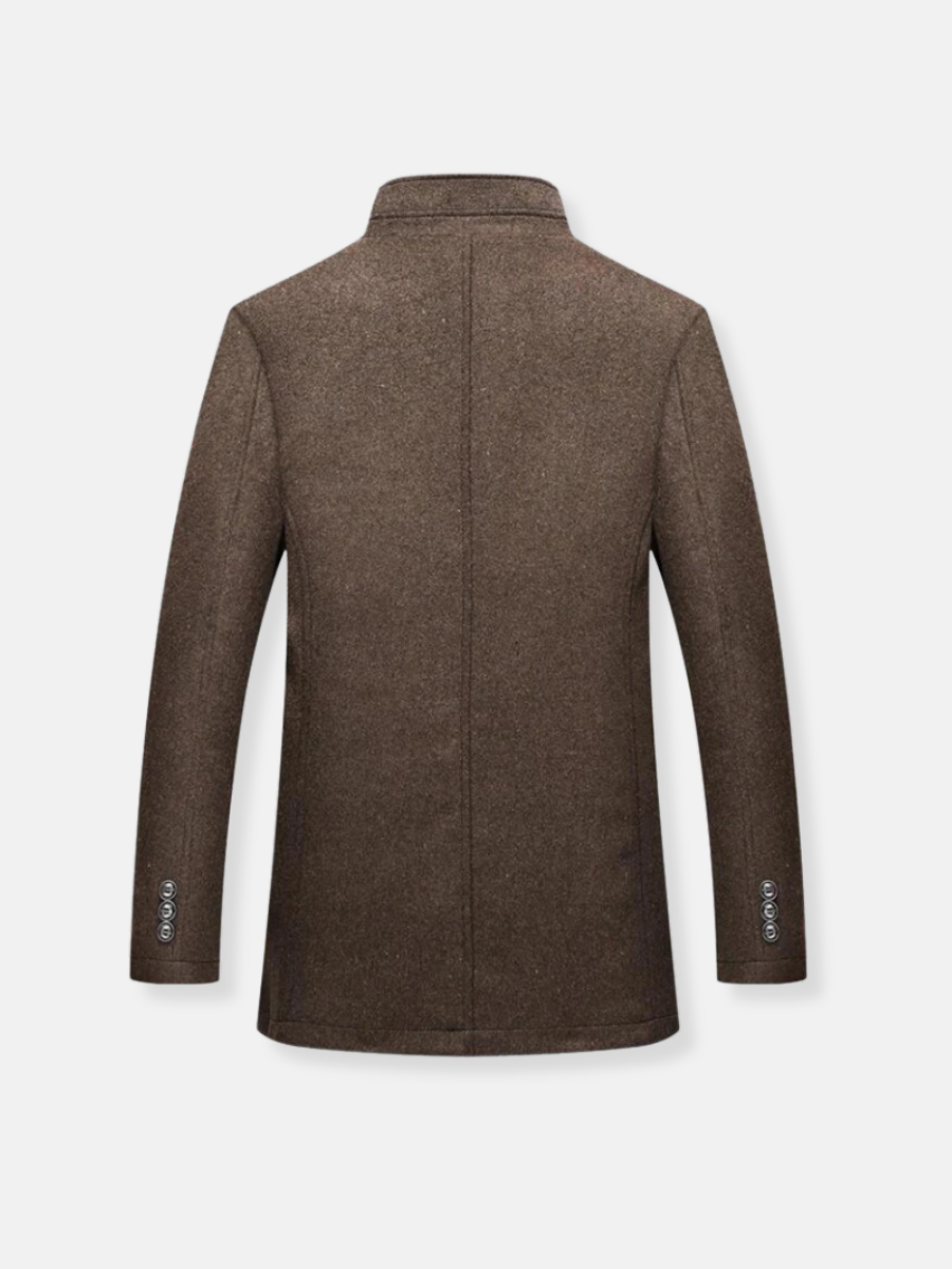 Trench-coat en laine pour hommes