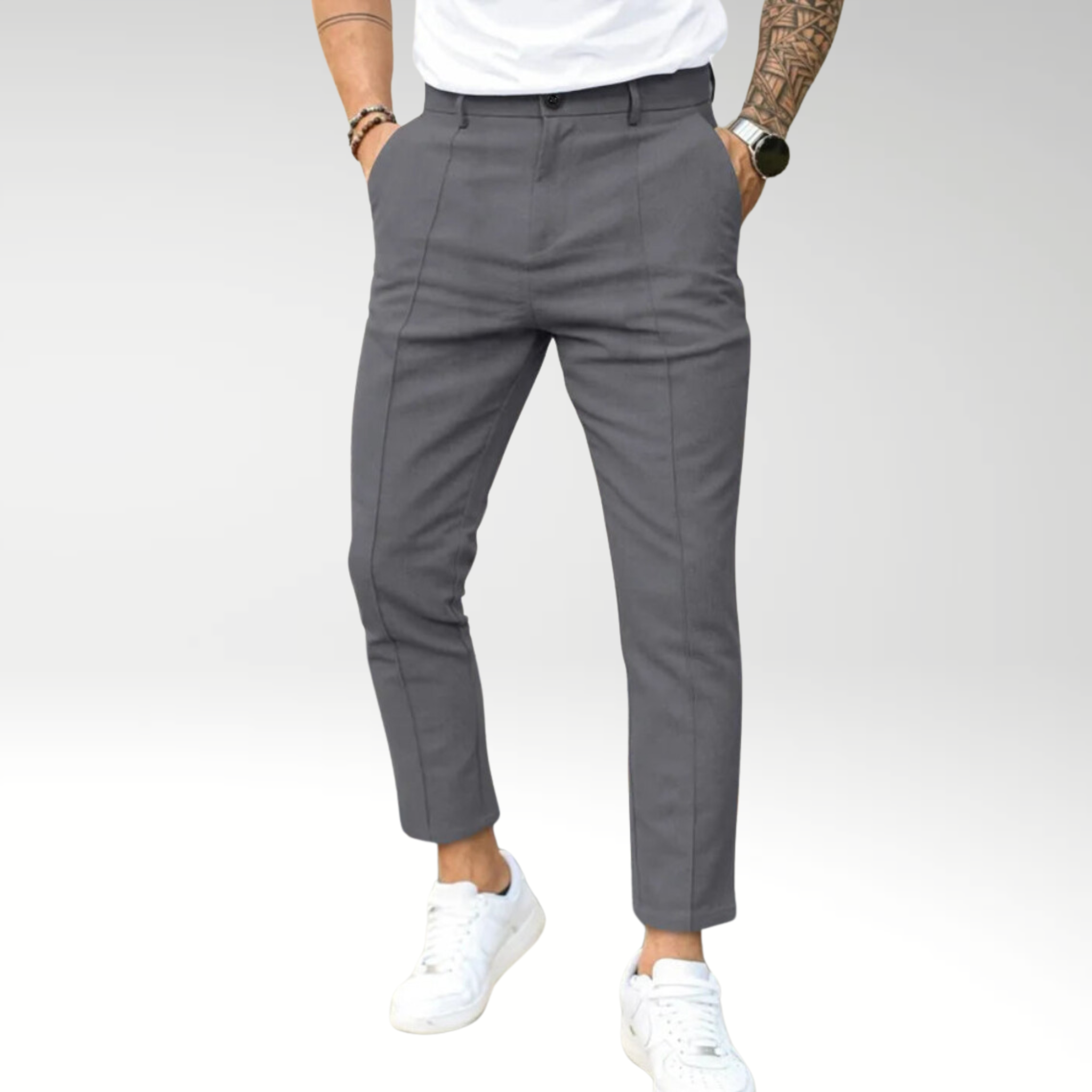 Le Clair™ | Pantalon slim classique d'affaires