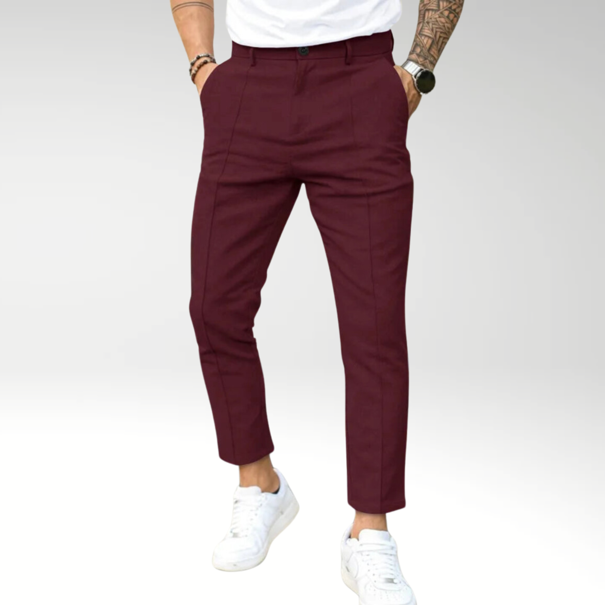 Le Clair™ | Pantalon slim classique d'affaires