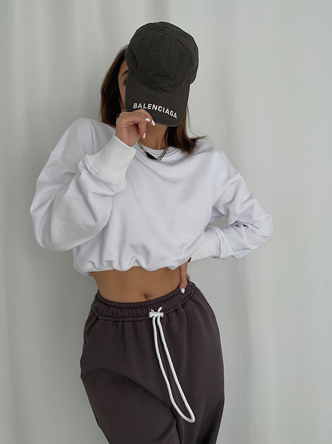 MAYA - Shine On Crop Sweatshirt