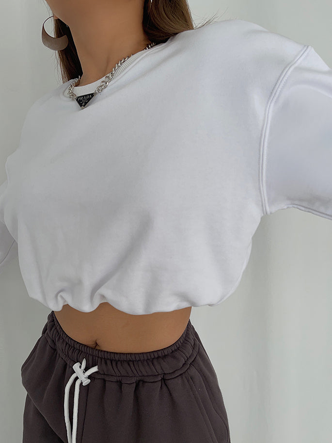 MAYA - Shine On Crop Sweatshirt