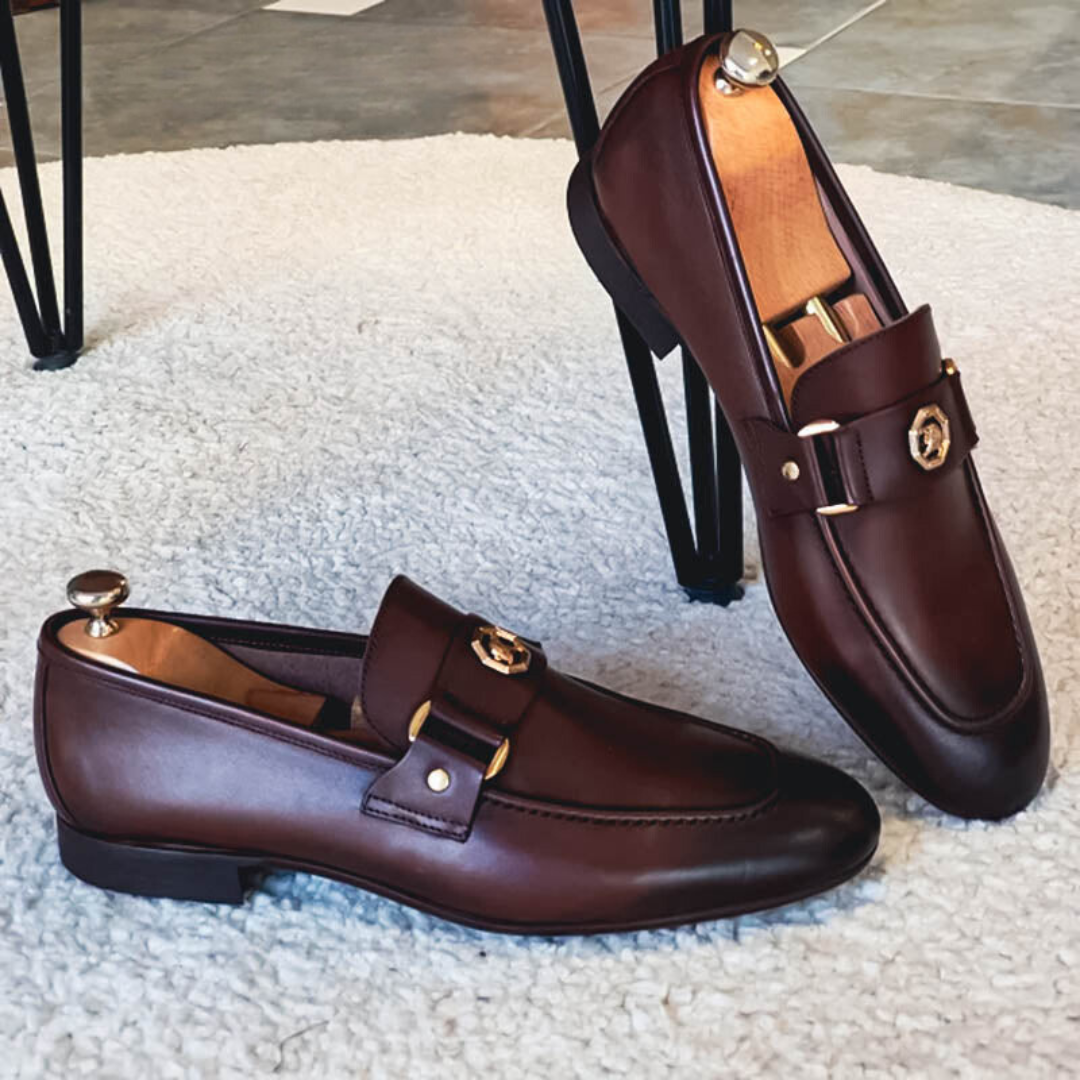 Chadwick | Chaussures demi-semelles en cuir véritable