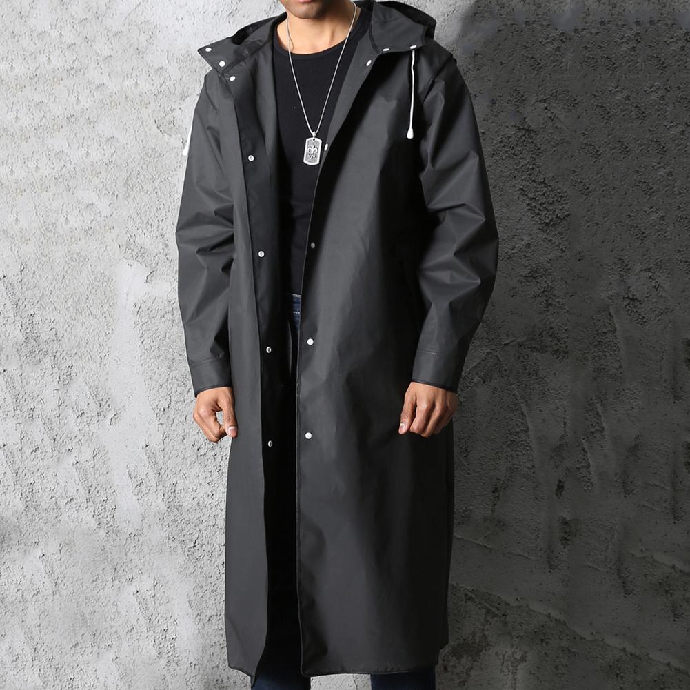 Imperméable noir pour hommes