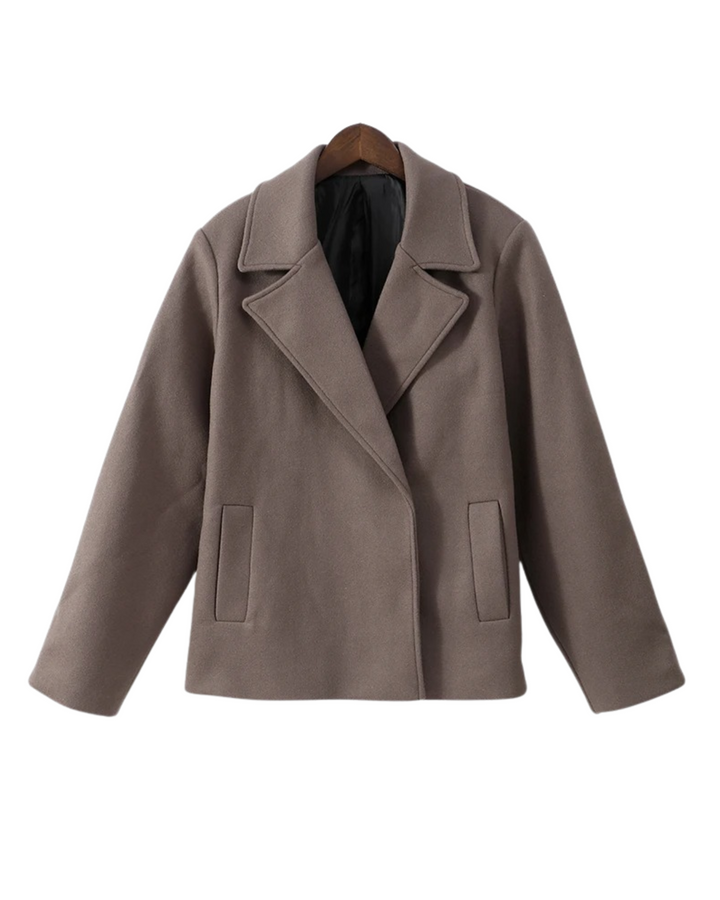 Le Clair™ | Manteau en laine avec revers