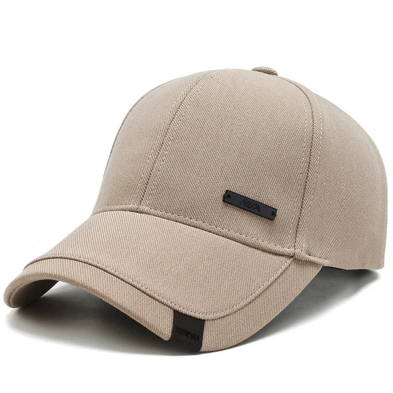 Gabriel™ - Casquette noire minimaliste et élégante