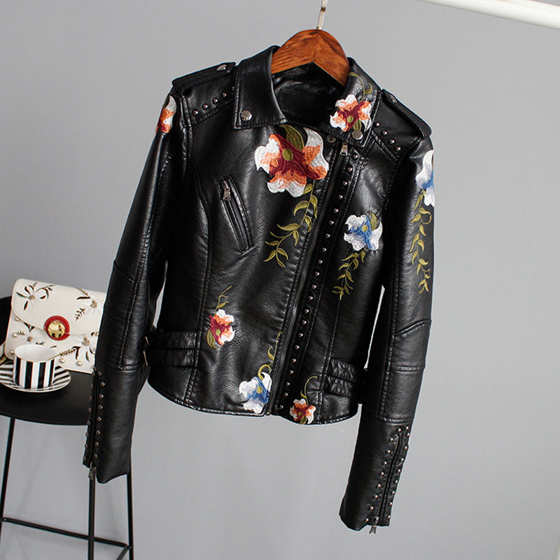 Astrid | veste en fleurs avec finition artisanale