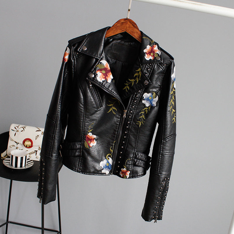 Astrid | veste en fleurs avec finition artisanale