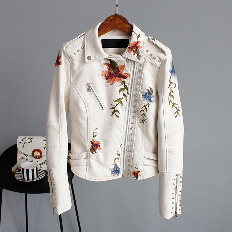 Astrid | veste en fleurs avec finition artisanale