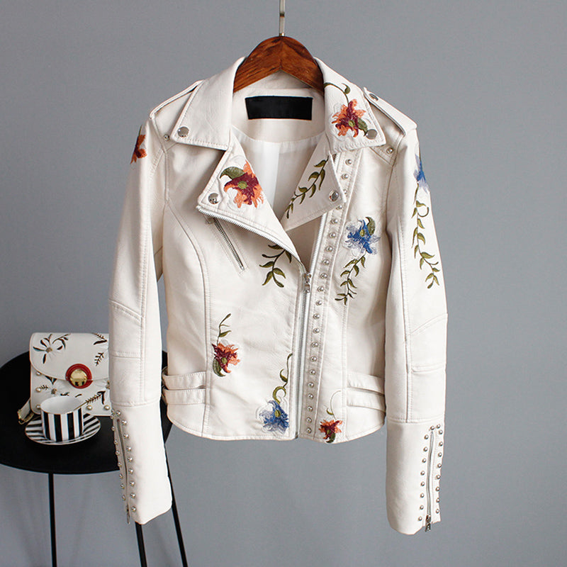 Astrid | veste en fleurs avec finition artisanale