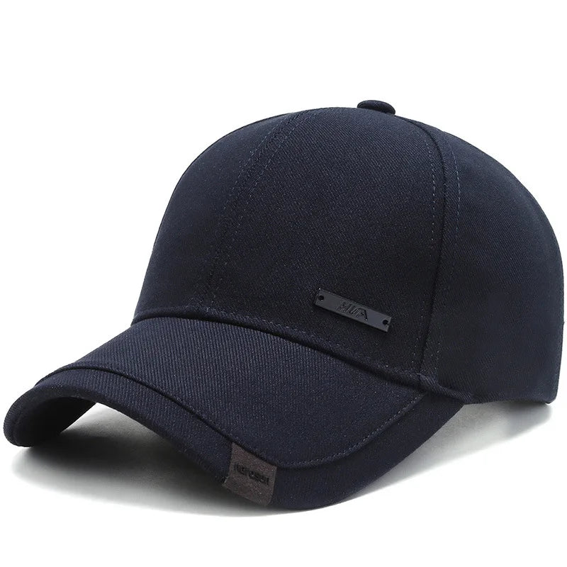 Gabriel™ - Casquette noire minimaliste et élégante