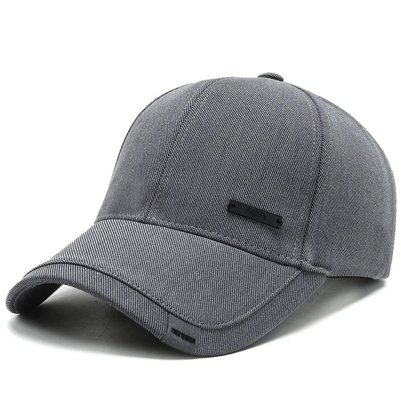 Gabriel™ - Casquette noire minimaliste et élégante