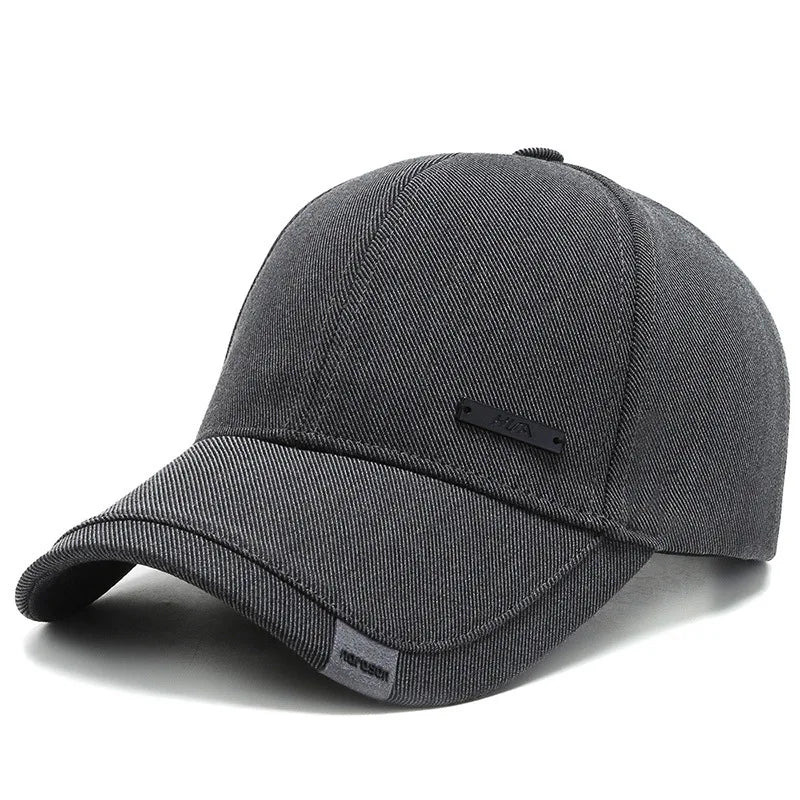 Gabriel™ - Casquette noire minimaliste et élégante