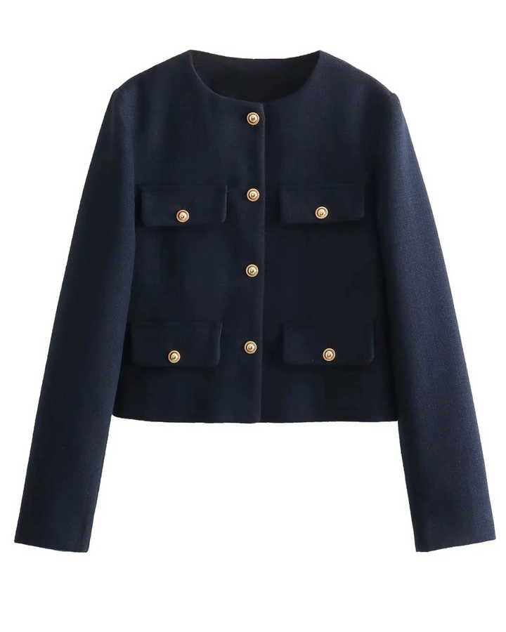Le Clair™ | Veste de luxe virale avec boutons dorés