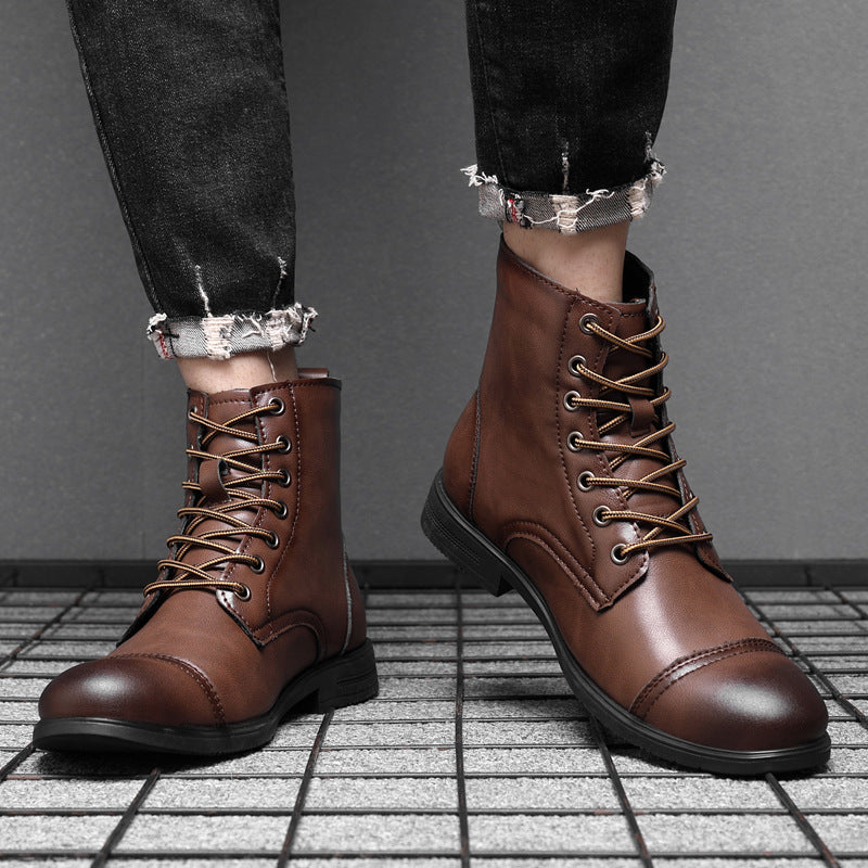 Claude | Bottes en cuir véritable