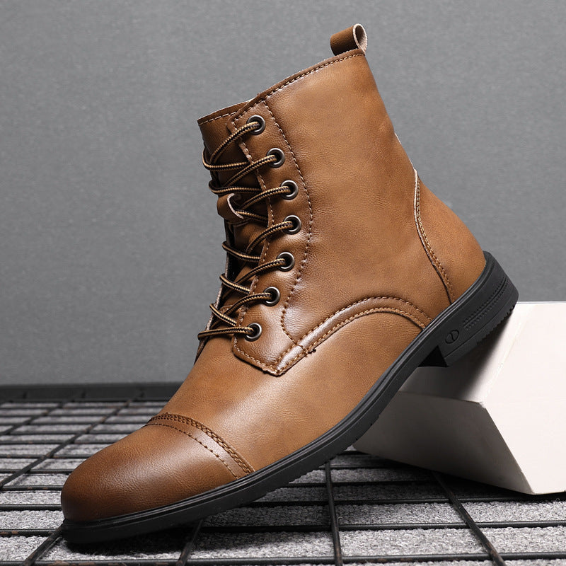 Claude | Bottes en cuir véritable