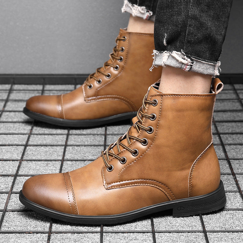 Claude | Bottes en cuir véritable