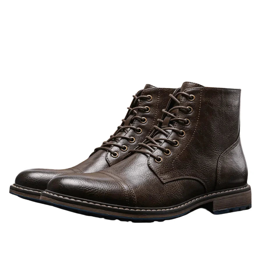 Conor | Bottines en cuir de style mode