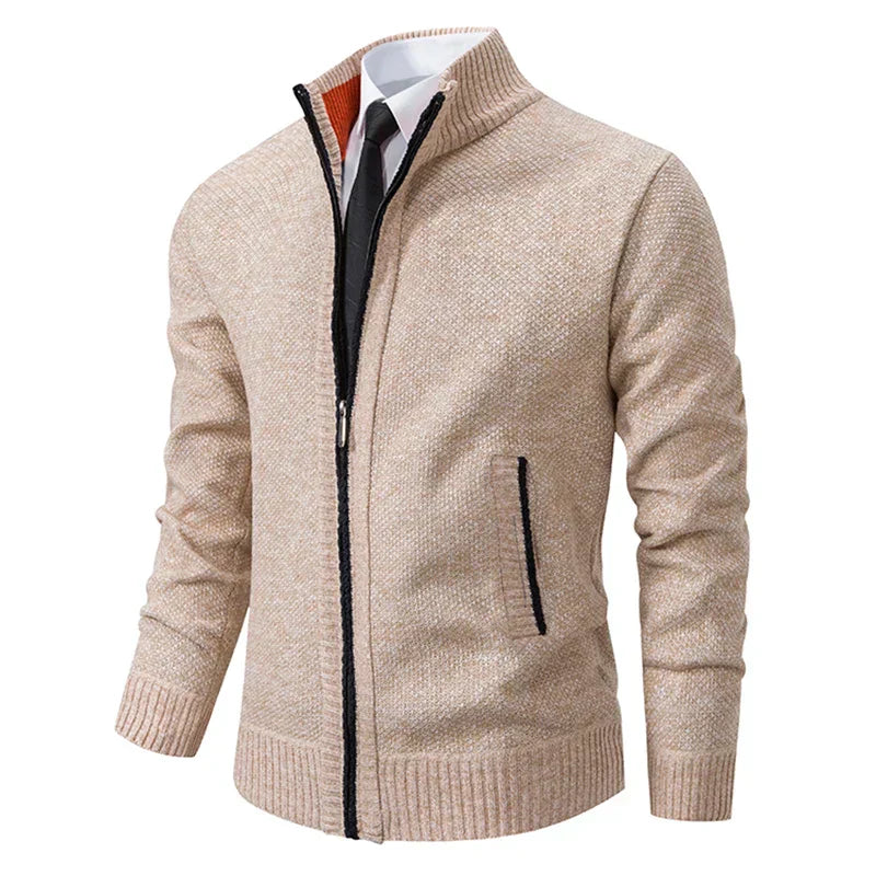 Benjamin | Cardigan en Maille avec Fermeture Éclair