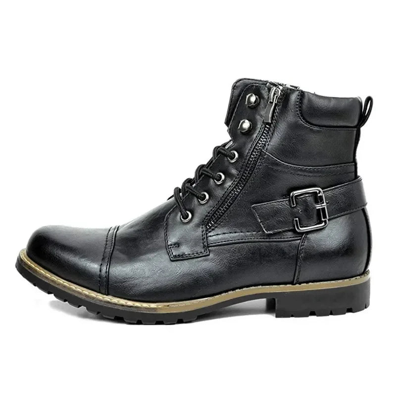 Damon | Bottines en cuir avec lacets