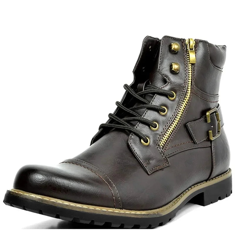 Damon | Bottines en cuir avec lacets