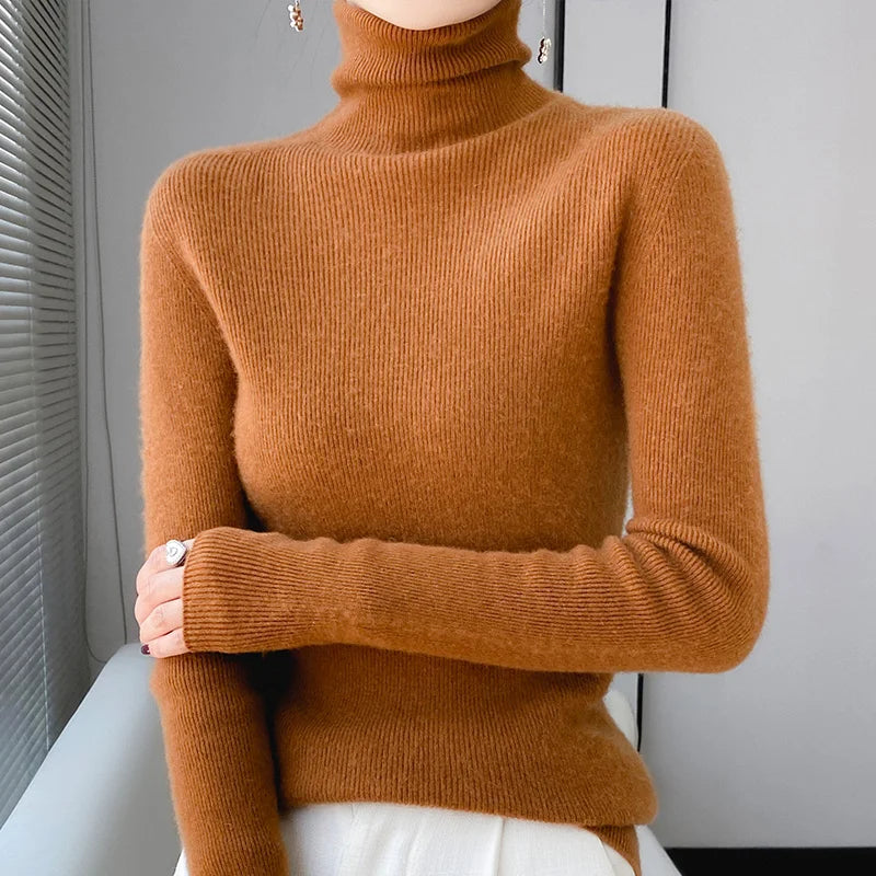 Matior™ | Luxe Cashmere High-Neck Sweater