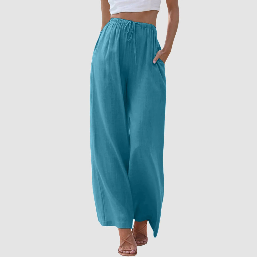 Le Clair™ | Pantalon taille haute à jambes larges