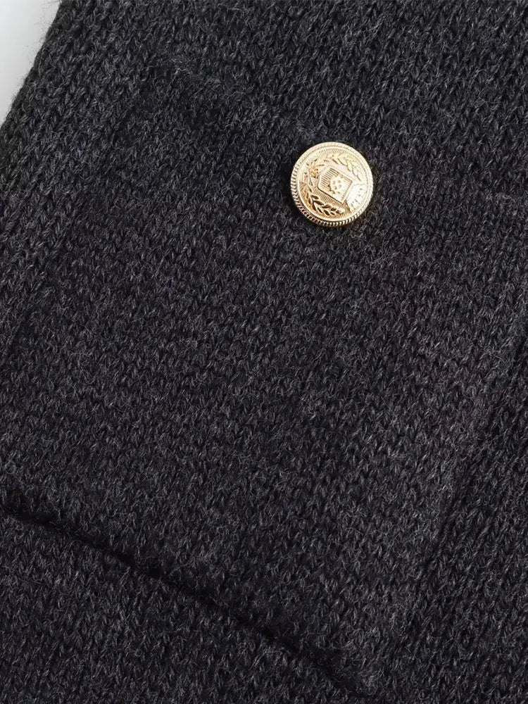 Matior™ | Elegant Knit Button-Up Cardigan