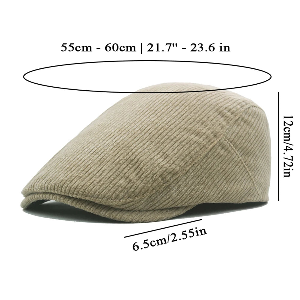 Henri™ - Casquette plate en coton élégante et intemporelle