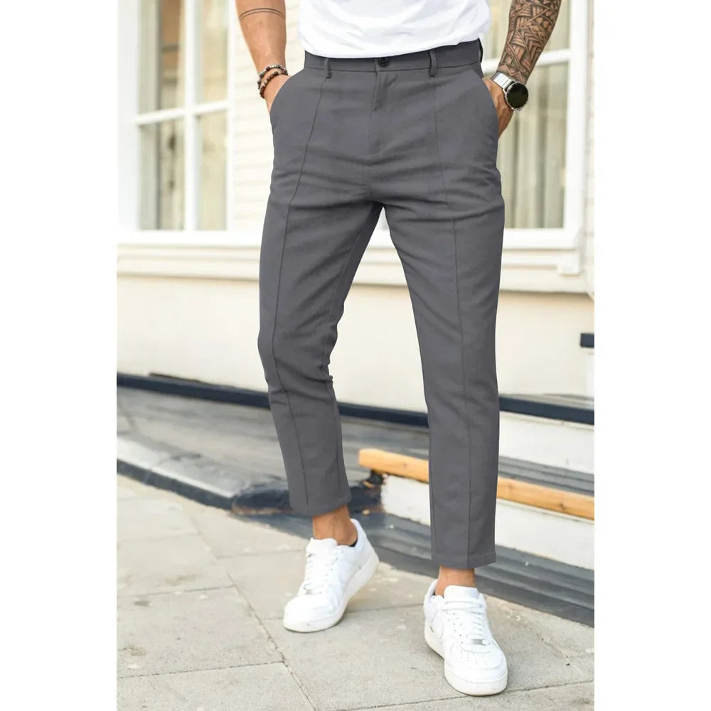 Le Clair™ | Pantalon slim classique d'affaires