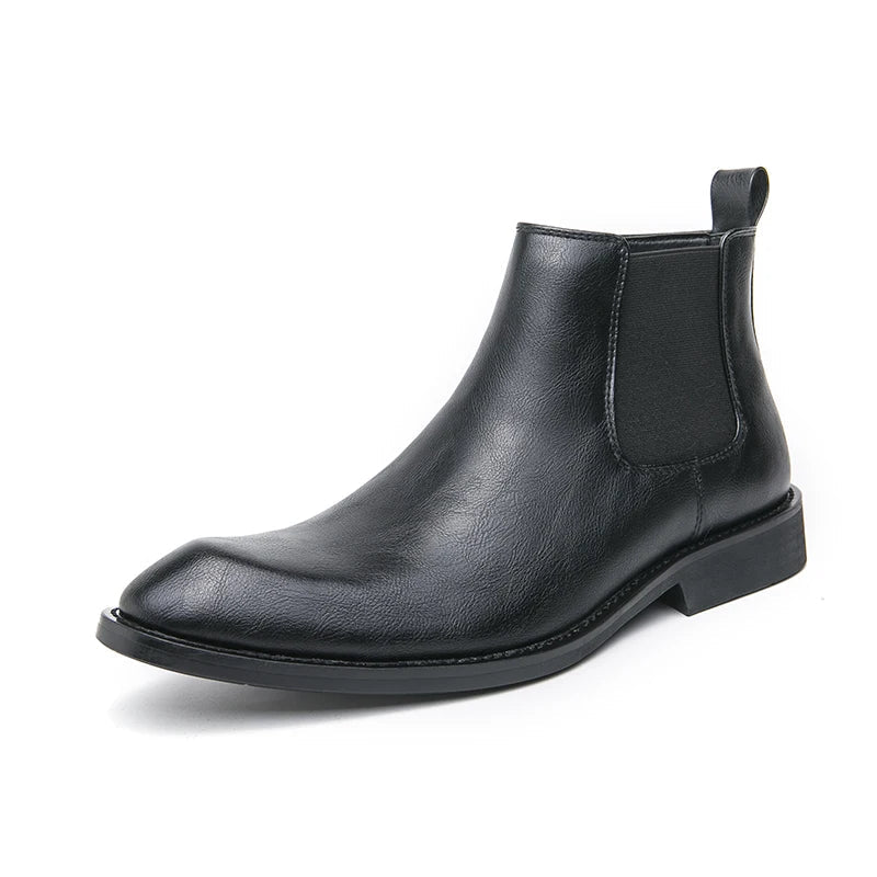 Daniel™ - Bottes Chelsea en cuir avec fermeture éclair