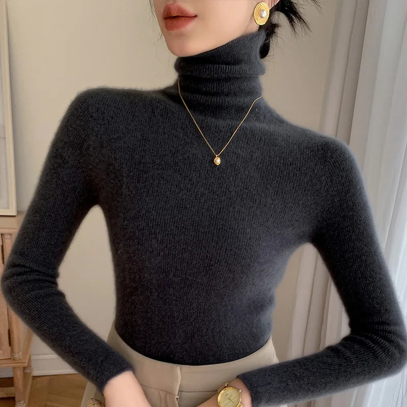 Matior™ | Luxe Cashmere High-Neck Sweater