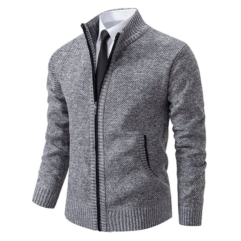 Benjamin | Cardigan en Maille avec Fermeture Éclair