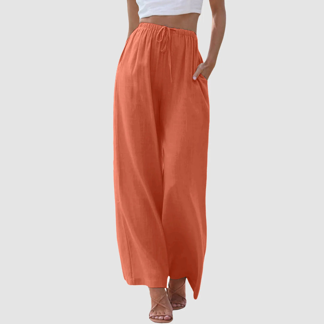 Le Clair™ | Pantalon taille haute à jambes larges