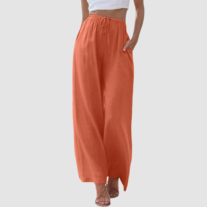Le Clair™ | Pantalon taille haute à jambes larges