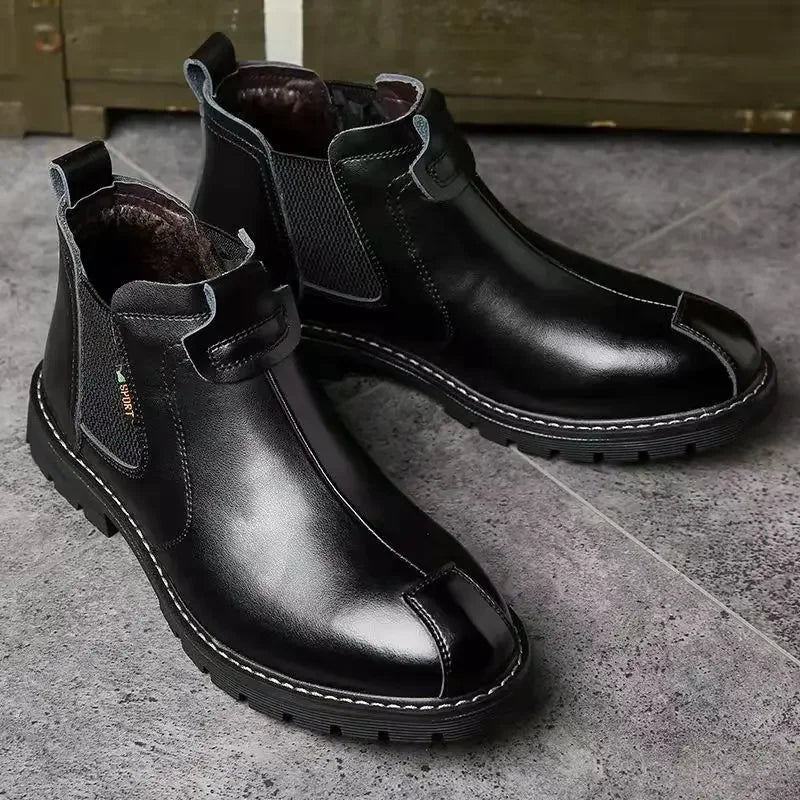 Emil – Bottes en cuir à enfiler classiques