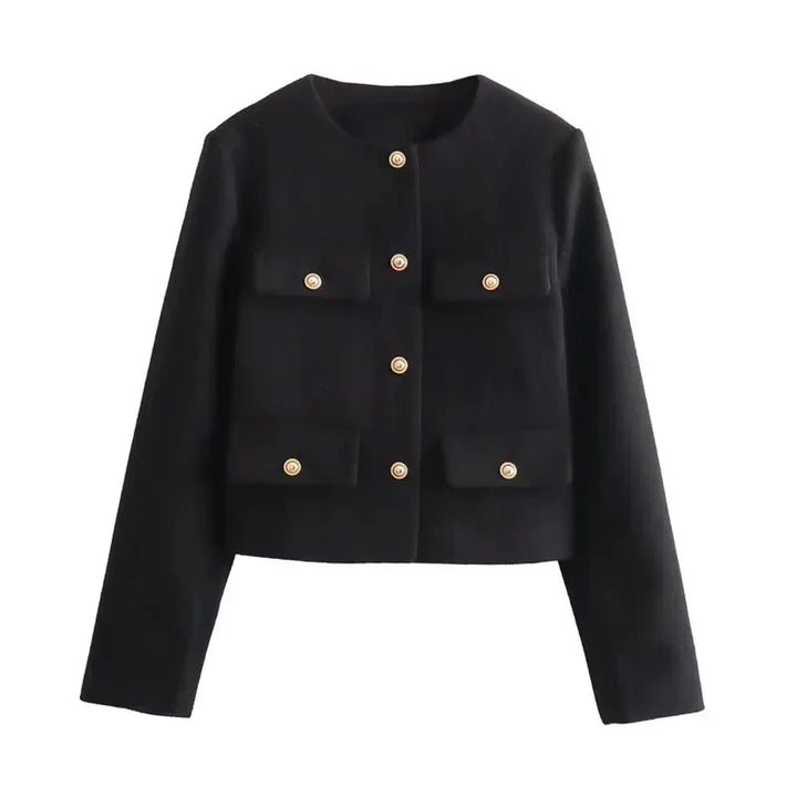 Le Clair™ | Veste de luxe virale avec boutons dorés