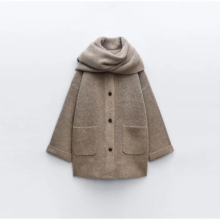 Le Clair™ | Manteau foulard viral