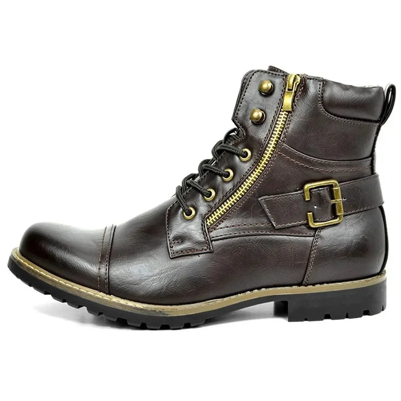 Damon | Bottines en cuir avec lacets