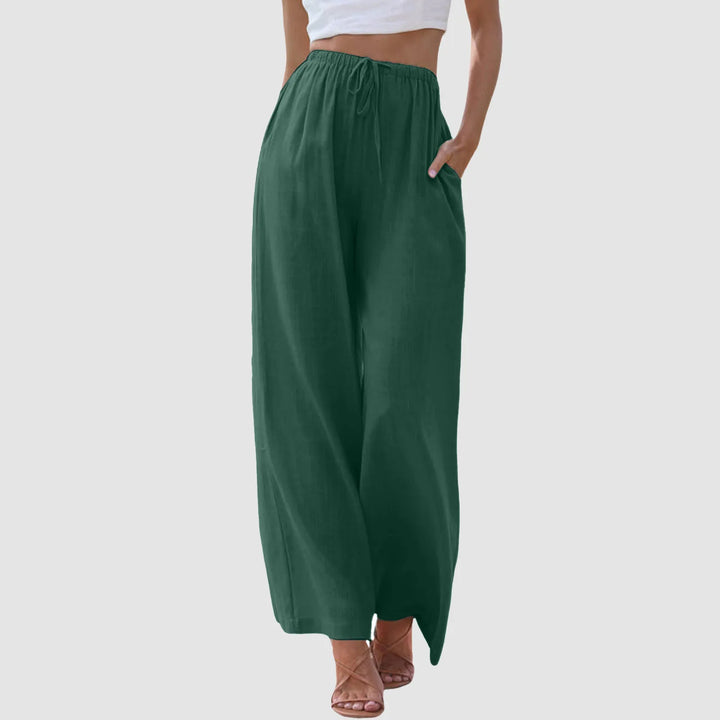 Le Clair™ | Pantalon taille haute à jambes larges