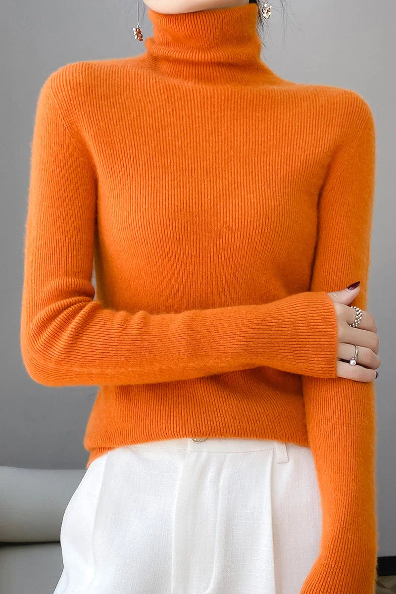 Matior™ | Luxe Cashmere High-Neck Sweater