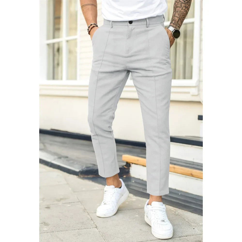 Le Clair™ | Pantalon slim classique d'affaires