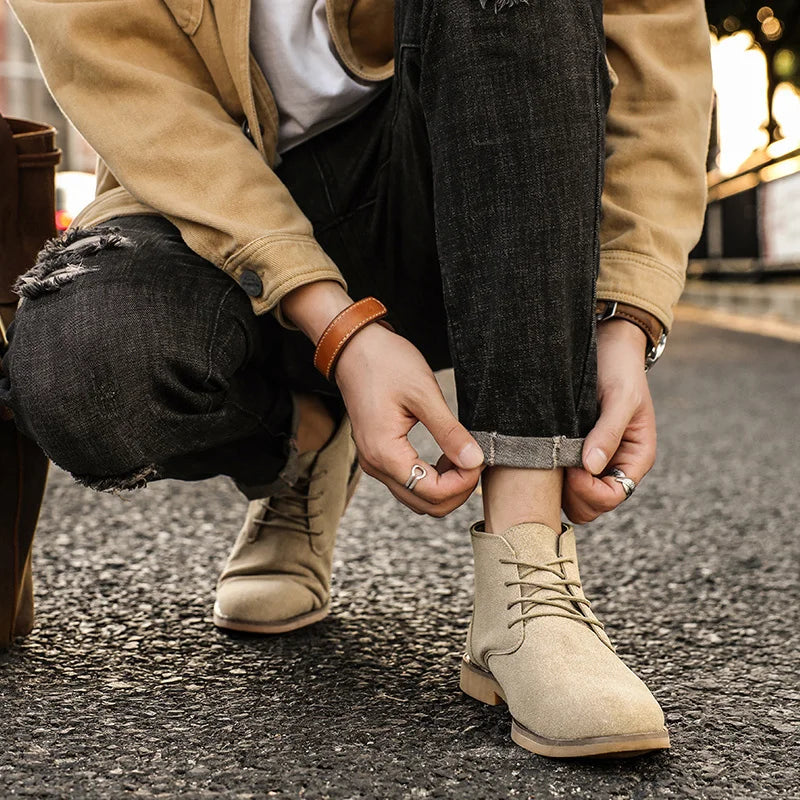 Bottines en cuir Magnus