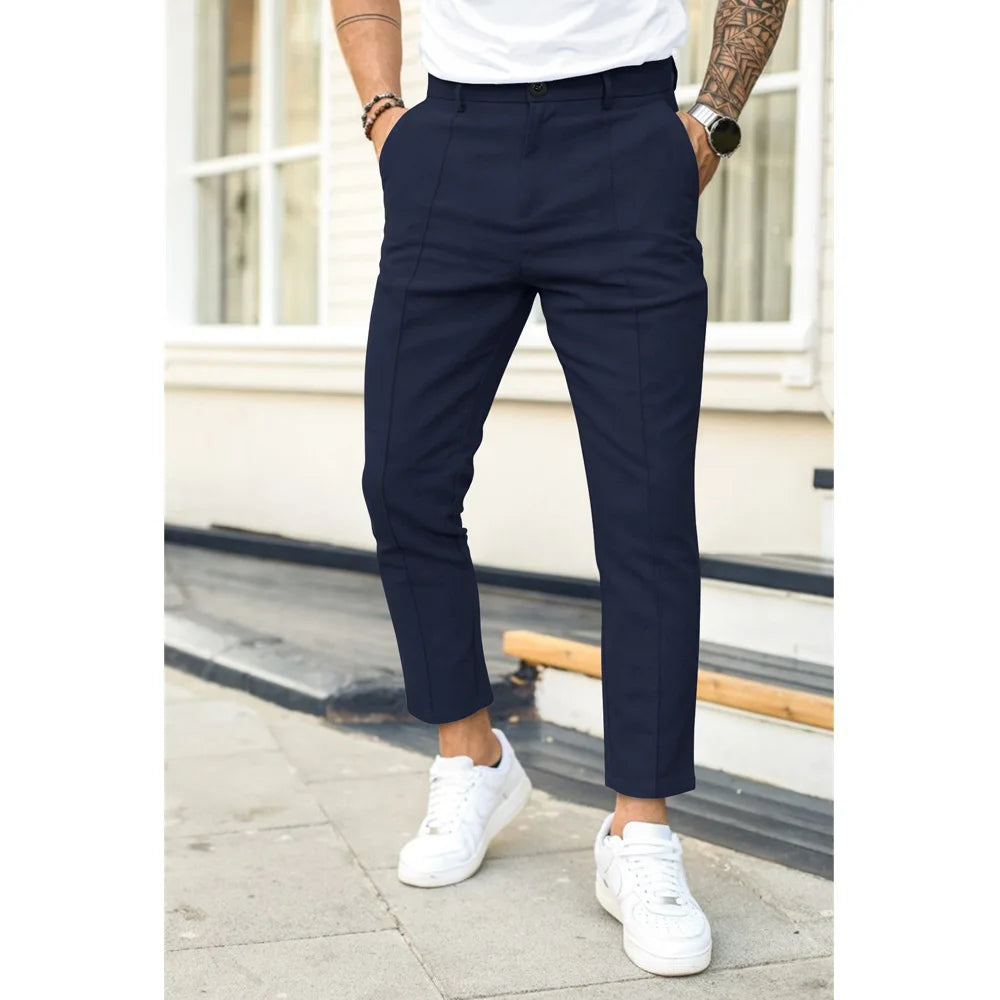 Le Clair™ | Pantalon slim classique d'affaires