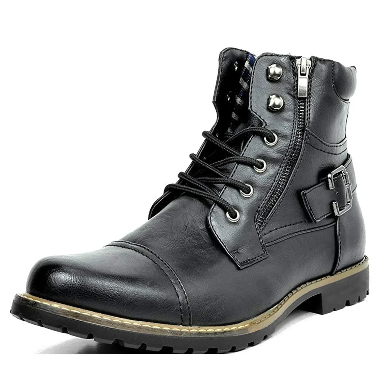 Damon | Bottines en cuir avec lacets