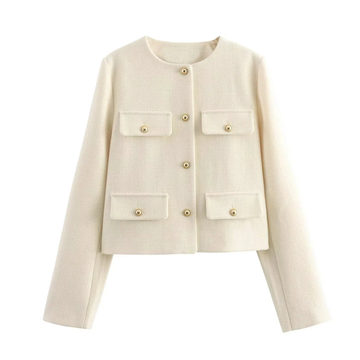 Le Clair™ | Veste de luxe virale avec boutons dorés