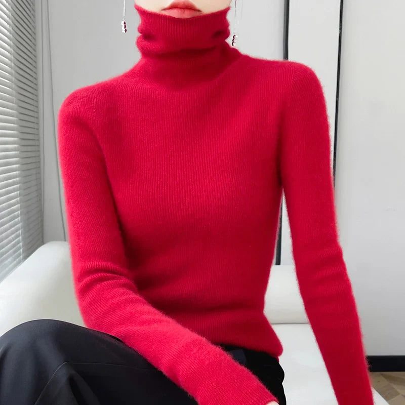 Matior™ | Luxe Cashmere High-Neck Sweater