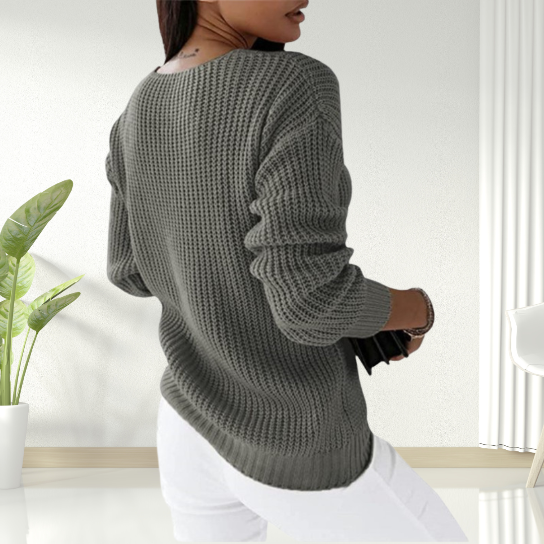 Oriana™  | Pull scandinave en tricot